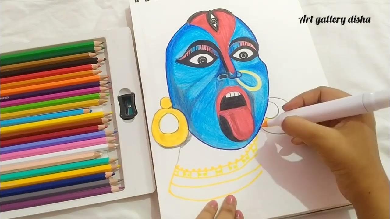 maa-kali-drawing-how-to-draw-maa-kali-step-by-step-tutorial