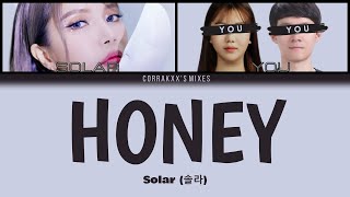 솔라 (Solar) - 꿀 (HONEY) - DUO KARAOKE [Corrakxx]