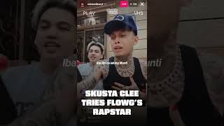 Skusta Clee tries Flow G&#39;s RAPSTAR 🔥🔥🔥