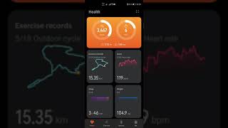 Rant: huawei health is bad application for outdoor cycling, and good if you want to eat more screenshot 2