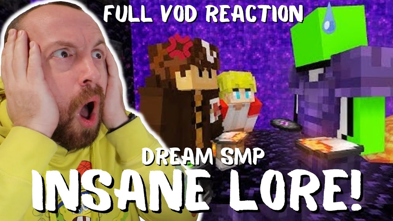 INSANE DREAM SMP LORE! Wilbur and Tommy DESTROY Dream! (FULL VOD REACTION!)