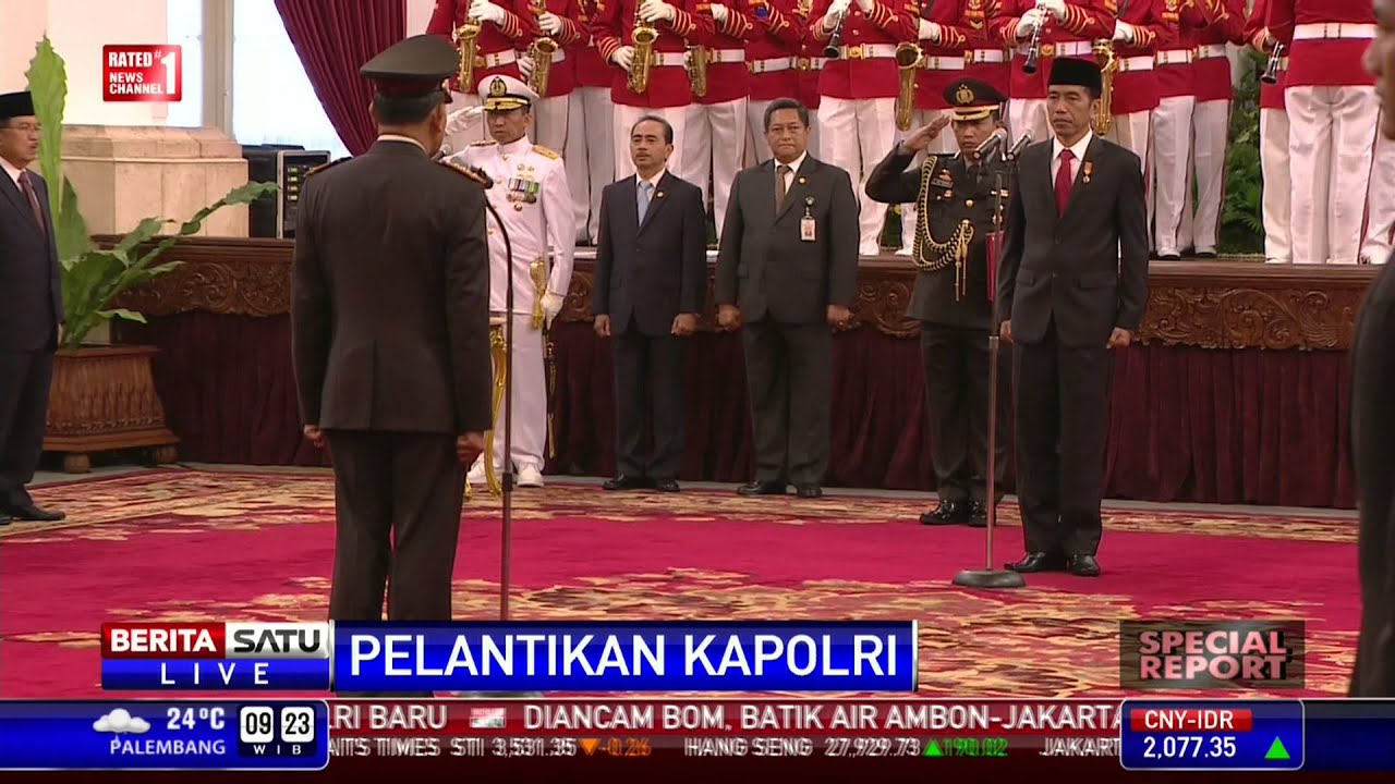 Special Report: Pelantikan Kapolri Badrodin Haiti di Istana Negara