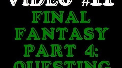 Nicks AWESOME Game Genie codes NES #11 Final Fantasy QUESTING