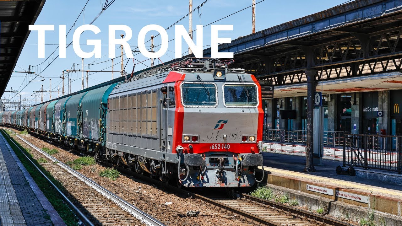 Treni in transito in Piemonte.