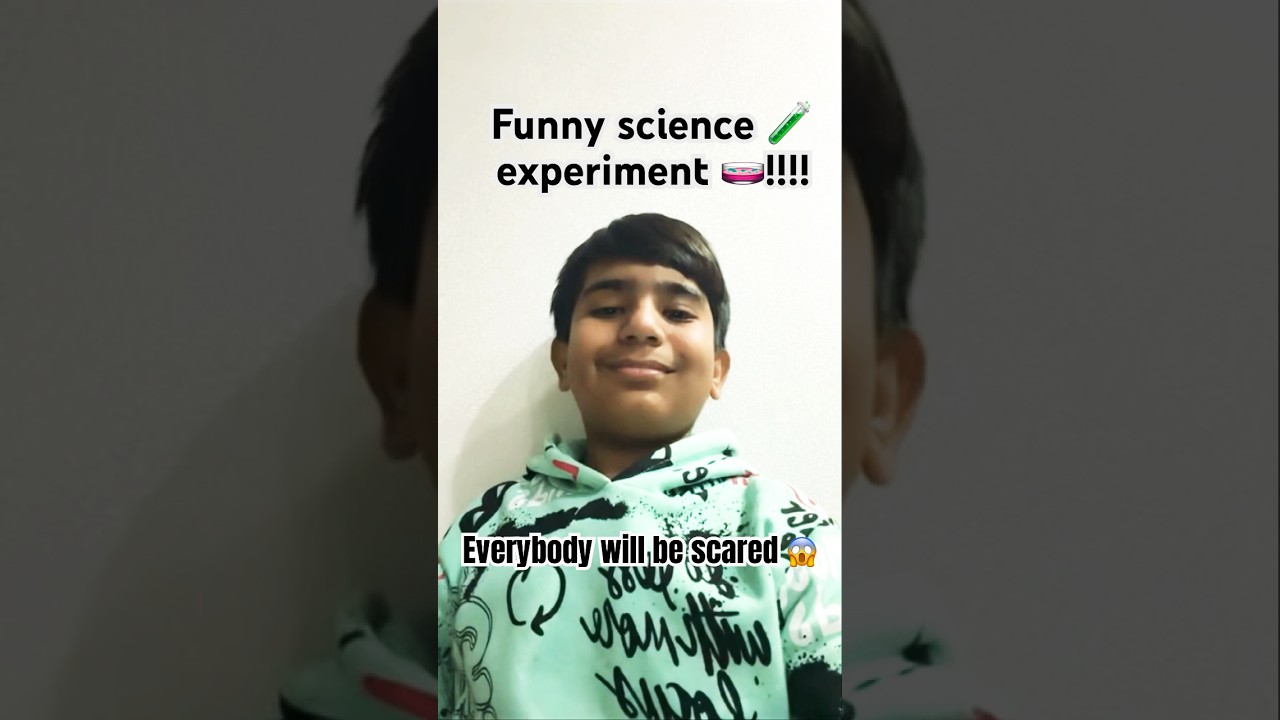 Funny science 🧪 experiment 