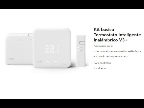 Kit Termostato inalámbrico y bridge V3+ Tado. CON INSTALACIÓN