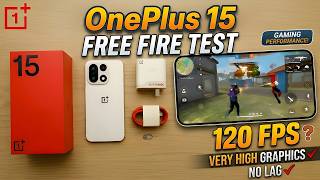 OnePlus 15 Free Fire Test | Free Fire Test In OnePlus 15 | OnePlus 15 Gaming Test | OnePlus 15