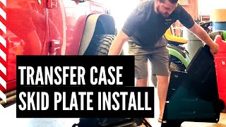Transfer Case Skid Plate Install