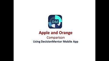 Comparing Apple and Orange !