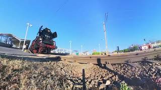 Niemiecki parowóz 35 1097 z pociągiem retro "Wojtek" stacja Zbąszynek 02.05.2026