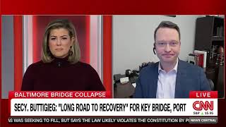 Key Bridge Collapse Challenges - Troy Morgan/CNN News Central