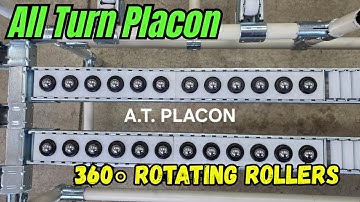 Placon system utilizes 360° rotating rollers l AT Placon