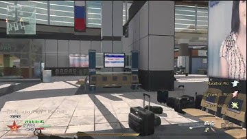 Incredible throwing knife kill COD MW2