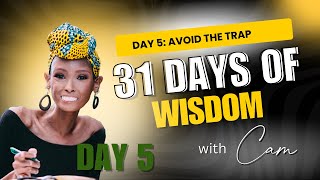 Celebrity Day 5: Avoid The Trap | 31 Days of Proverbs Profile