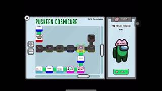 Unlocking All The Items In The Pusheen Cosmicube (Among Us)