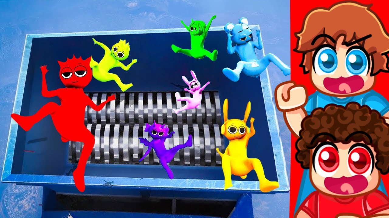 SPRUNKI vs 9,999,999 YÜKSEKTEN DÜŞÜŞ!