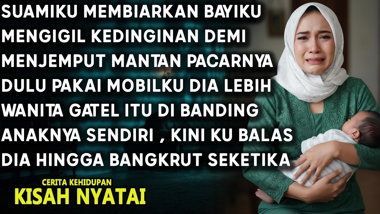 PEMBALASANKU PADA SUAMI KEJAM YANG TEGA MEMBIARKAN ANAKU KEDINGINAN , KINI KU BUAT DIA SENGSARA