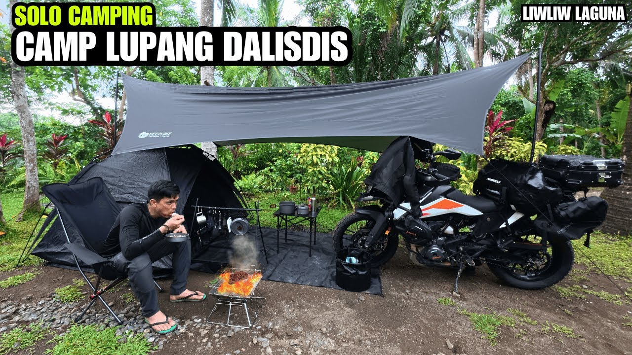 Camp Lupang Dalisdis Liwliw Laguna - Solo Camping