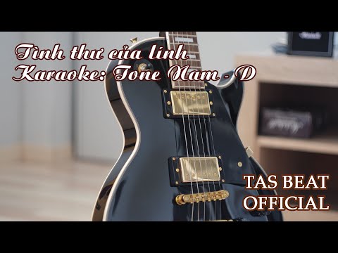 Karaoke Tình thư của lính - Tone Nam | TAS BEAT