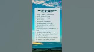 Amalan Sukses Jalur Langit