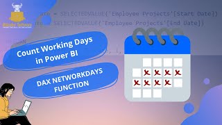 simply calculate working days in power bi | dax networkdays function