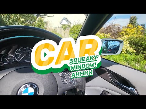 SQUEAKY loud Car Windows? FIXED