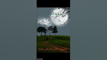 سورة الضحى بصوت الشيخ ياسر الدوسري