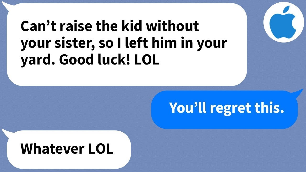 【Apple】After my sister passed away, her husband left my nephew at my doorstep, but a few years later