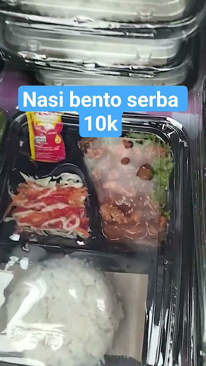 nasi bento serba 10k #umkm #nasibento
