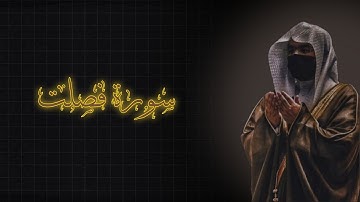 لحظة سكون | تلاوة خاشعة بصوت الشيخ ياسرالدوسري  سورة فصلت