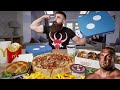 THE TERRY HOLLANDS 10,000 CALORIE STRONGMAN CHEAT MEAL CHALLENGE | BeardMeatsFood