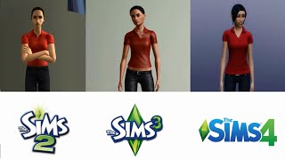 Sims 2 Vs Sims 3 Vs Sims 4 - Cas