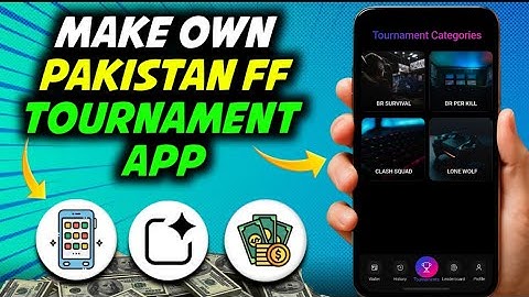 Build a Free Fire Tournament App 🤑 Like a Pro! 💥 (With Admin + User Panel)