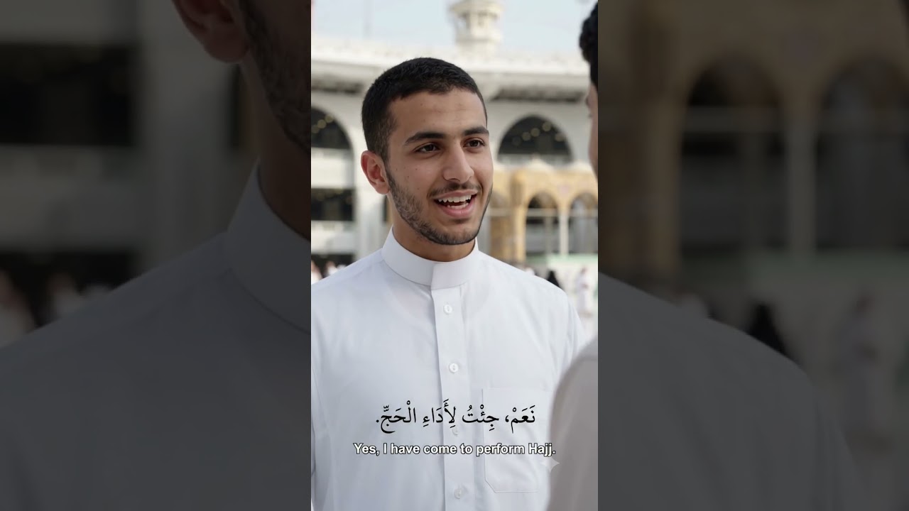 Learn Arabic Through Hajj Conversations 🕋 | Arabic Speaking Practice #Shorts