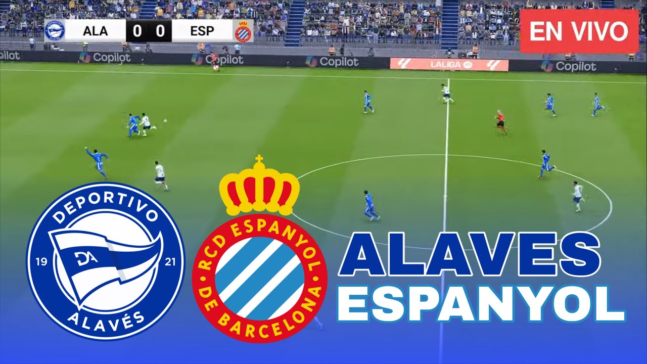 Alavés vs Espanyol La Liga 2025 Partido Simulación PES 2021 - YouTube