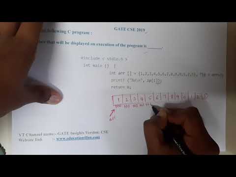 GATE CSE 2019 Q || C PROGRAMMING  ||Data Structure || GATE Insights Version: CSE