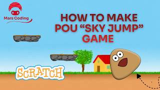 Tutorial membuat game ala "pou sky jump" menggunakan SCRATCH !! screenshot 4