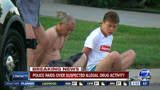 Police serve search warrants in illegal marijuana grow investigation