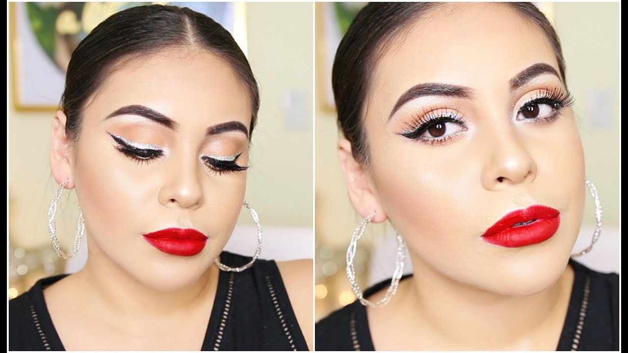 DRUGSTORE HOLIDAY MAKEUP TUTORIAL 2017 | JuicyJas