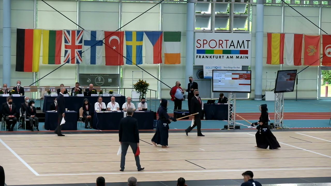 European Kendo Championships 2022. Junior Team. 1/4 final YouTube