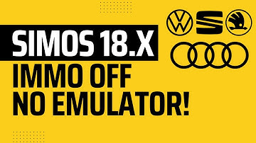 Simos18 immo off without Emulator! VAG Audi VW Seat Skoda Volkswagen | Remover