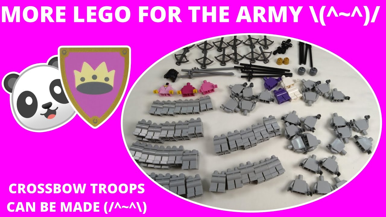 More Lego For The Army 💮🐼💮 Crossbow Troops Can Be Made
