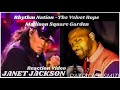 JANET JACKSON | Rhythm Nation | The Velvet Rope | Live | Madison Square Garden | REACTION VIDEO
