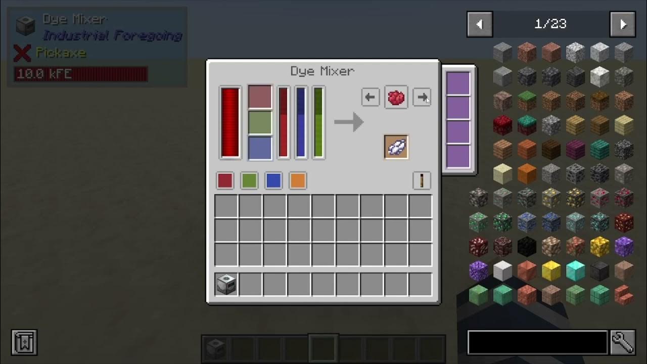 Industrial foregoing Dye Mixer (how to use)(make any color from 3