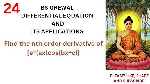 nth derivative of [e^(ax)cos(bx+c)] || BS Grewal GAUTAM BUDDHA || #nth_order_derivative #viral