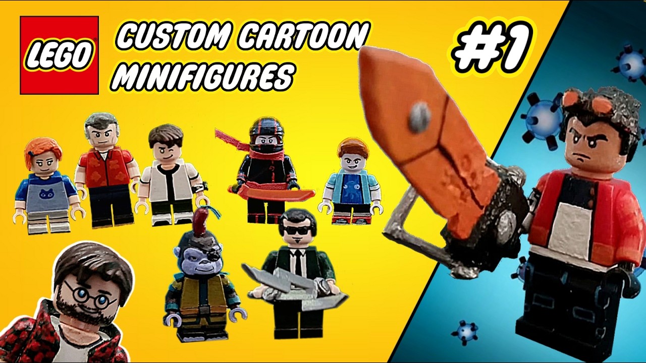 Cartoon LEGO customs #1 ( Ben 10, Generator Rex, Randy Cunningham ...