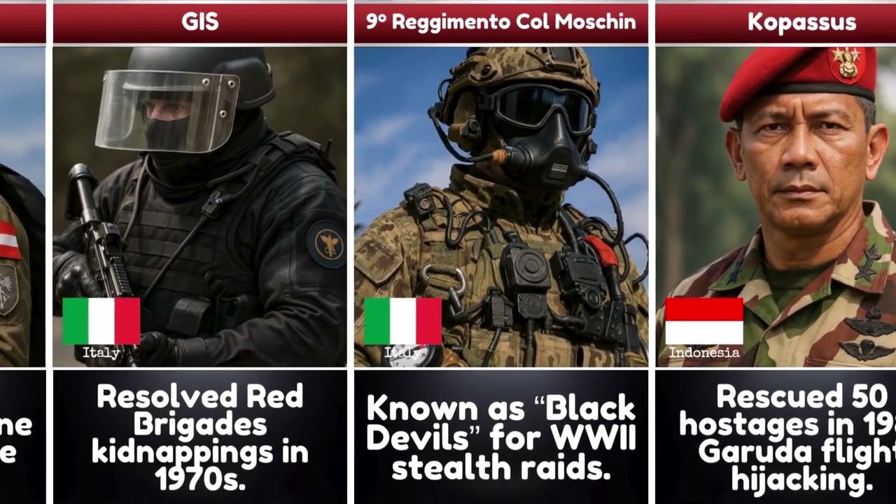 Top Elite Special Forces in the World: MOST FEARLESS Military Units RANKED