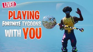 Playing Fortnite Tycoons with Subscribers! (Fortnite Creative)