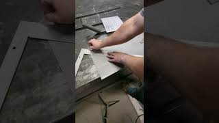 layout for metal handrail