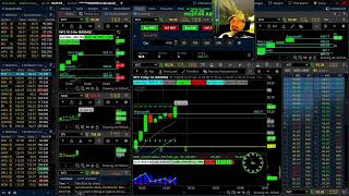 Professors Live Morning Scalping Large Caps: Strike and Recoil Strategy